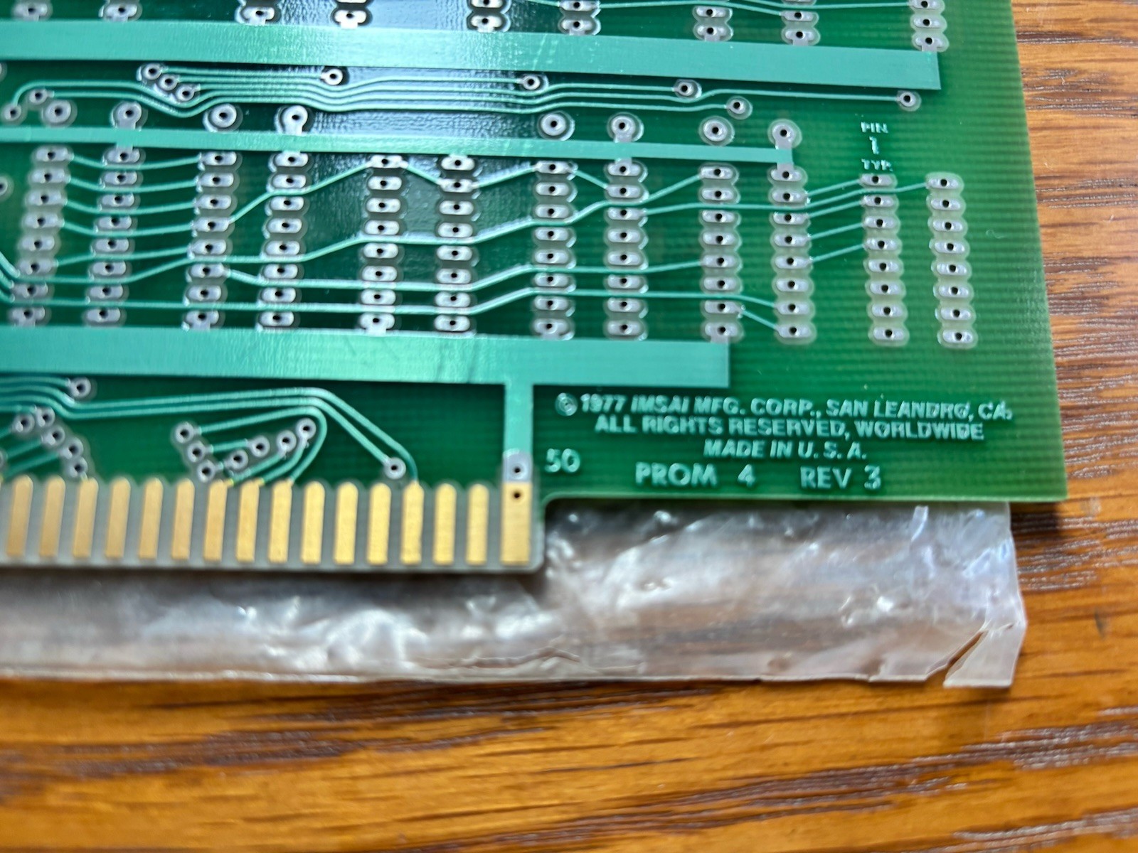 Original S-100 Imsai EPROM Card Prom 4 California Computer Blank ...