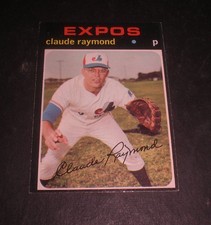 1971 CLAUDE RAYMOND TOPPS BASEBALL CARD #536