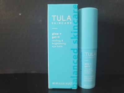 TULA Glow + Get It Cooling & Brightening Eye Balm 0.35 oz. New In Box