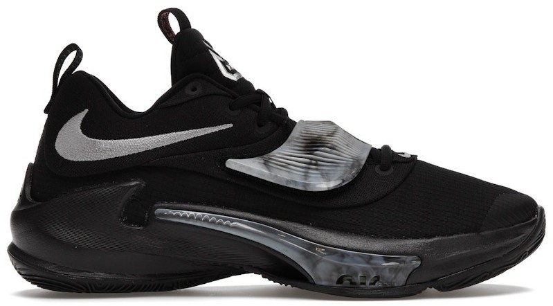 Nike Zoom Freak 3 EP Black Metallic Silver for Sale | Authenticity