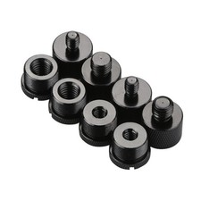 8X Mic Thread Screw Adapter Set 3/8 Female To 5/8 Male, 5/8 Female To 1/4 Male