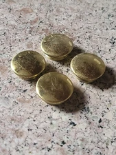 Lot Of 4 Solid Brass Assorted Oil Kerosene Lamp Filler Caps LOOK! Parts Restore