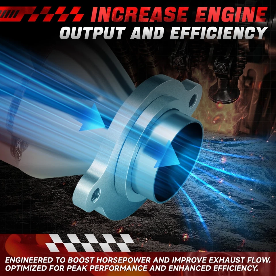 Коллектор выпускного коллектора стальной S для 2001-2005 Honda Civic EX D17A2 1,7 л 4 цилиндра - Изображение 3 из 4