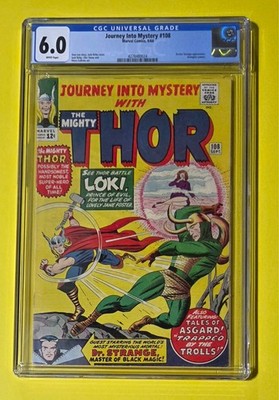 Journey into Mystery 108, 1964, Stan Lee/Jack Kirby, CGC 6.0, White Pages