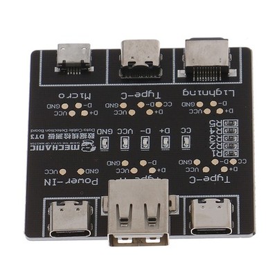 DT3 USB Cable Tester Data Cable Test PCB Board For Date Cable Detection T F iy