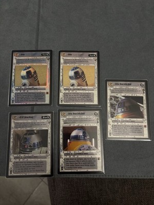 Star Wars CCG Decipher / R2-D2 / Artoo (1 Foil) Lot 5 Karten