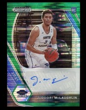 JaQUORI McLAUGHLIN 2021-22 Panini Prizm Draft Picks Green Pulsar /25  AUTO