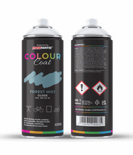 5x Pro-Matic Colour Coat Forest Mist Sage Green Gloss Spray Paint 400ml