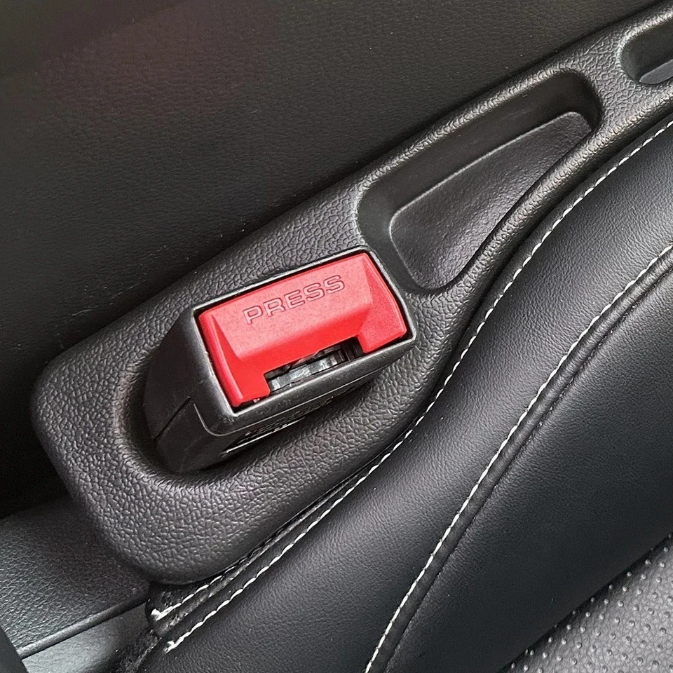 Organizador de llenado de huecos de asiento de auto de 2 piezas con soporte para teléfono,[versión de actualización] asiento de auto Foto 4 de 4