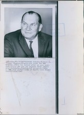 1968 Houston Astros Scout Michael Pinky Higgins Jailed Crime Wirephoto 8X10