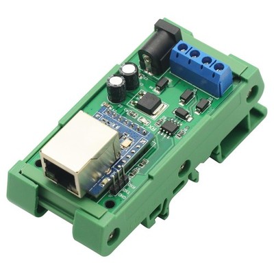 RS485 to Ethernet TCP/IP Converter, MQTT Modbus RTU Module, Rail Box, Serial