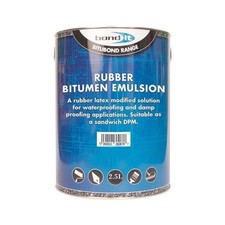Bond It Bitumen Emulsion Rubber Latex Liquid DPM DPC Damp Proof Proofing Paint