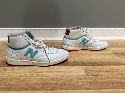 New Balance Numeric 440 High White Red - Size 8.5