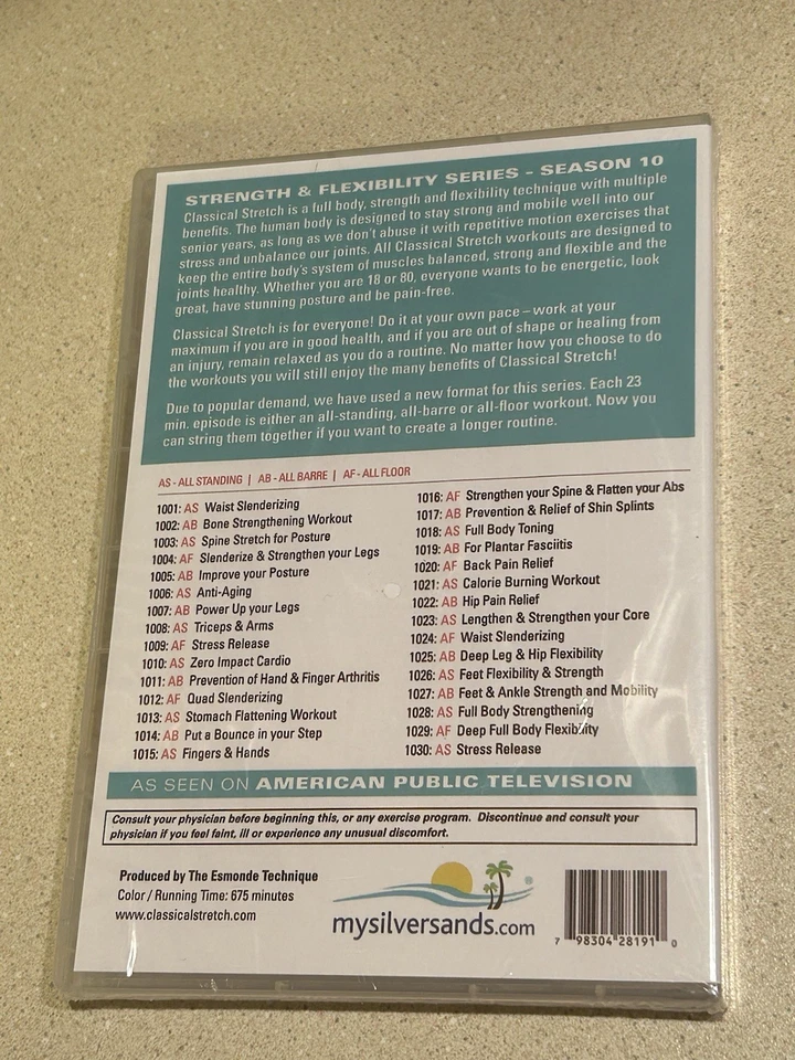 Classical Stretch by Essentrics Miranda Esmonde-White Season 10 Strength/Flexib - Image 2 of 4