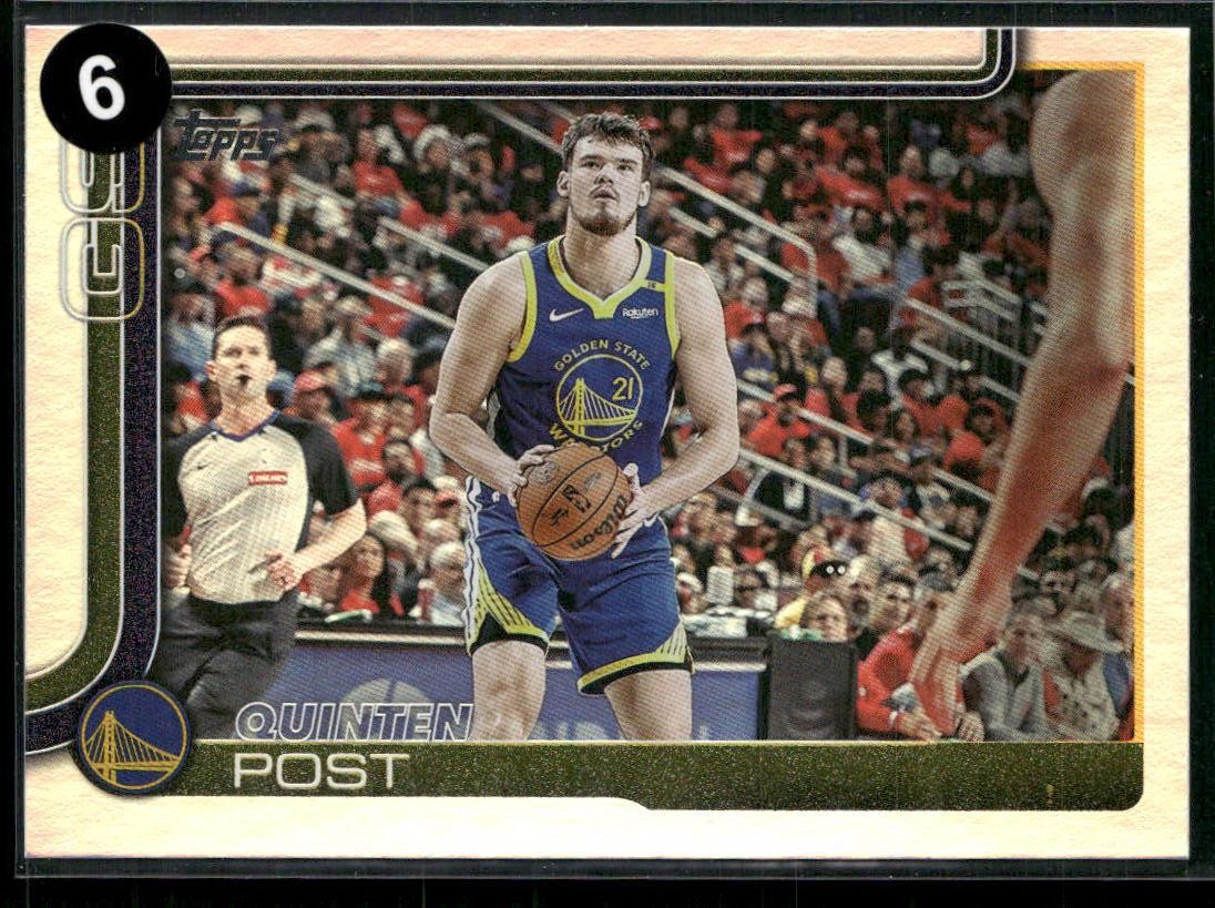 2025-26 Topps #139 Quinten Post Rainbow Foilboard