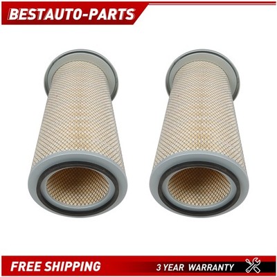 2× Engine Air Filter Fit For Kenworth Mack Peterbilt LAF3551 46883 AF1968 PA2705