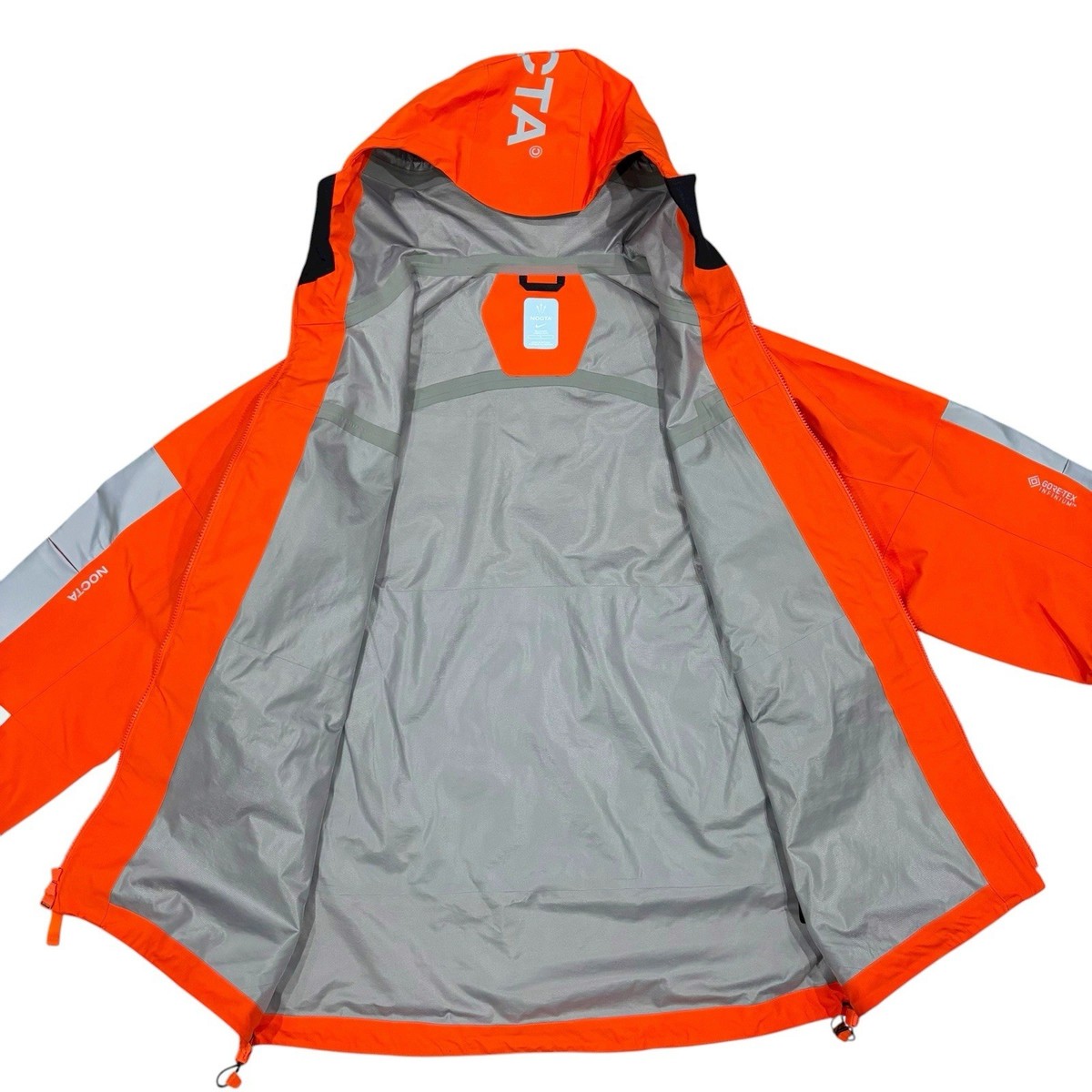 Nike x Nocta DRAKE Tungsten Alien Goretex Jacket Orange SIZE 2XLT