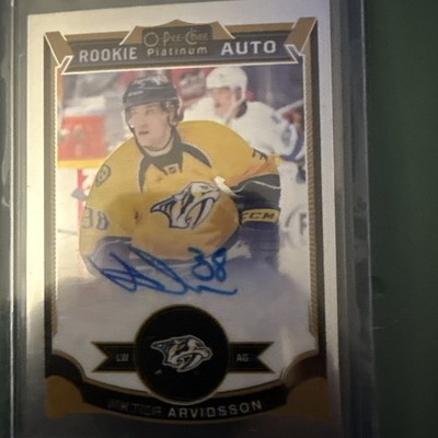 2015-16 OPC O-Pee-Chee Platinum Viktor Arvidsson Rookie Auto Autograph Rainbow