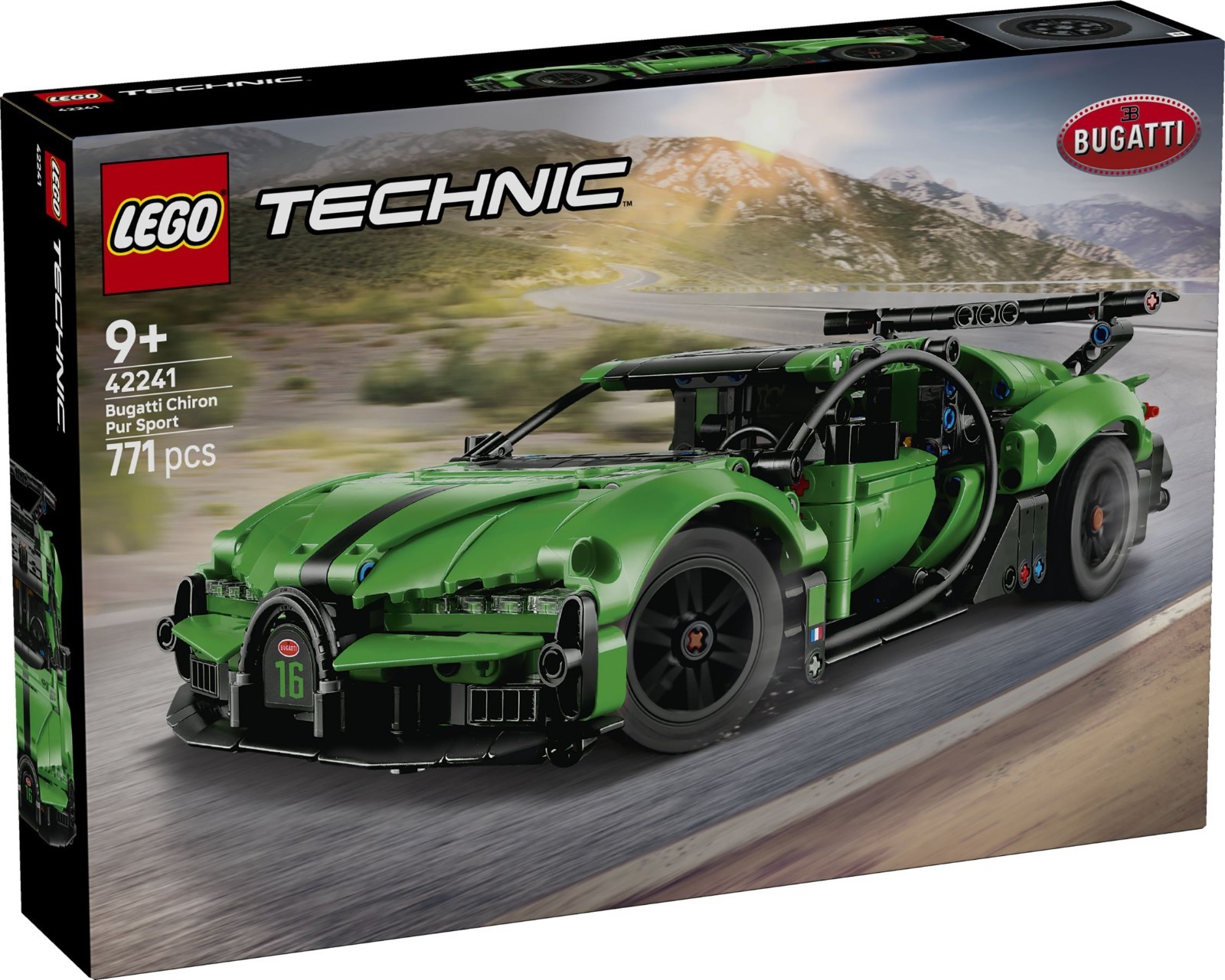 Lego Grüner Bugatti Chiron Pur Sport Hypersportwagen 42241 - Image 3
