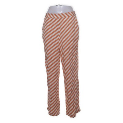 Ichi, Palazzohose, Größe: S, Beige/Weiß, Viskose, Streifen, Damen #pjo