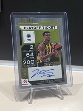 2025-2026 Panini Contenders Euroleague Playoff Ticket Wade Baldwin IV Auto /75