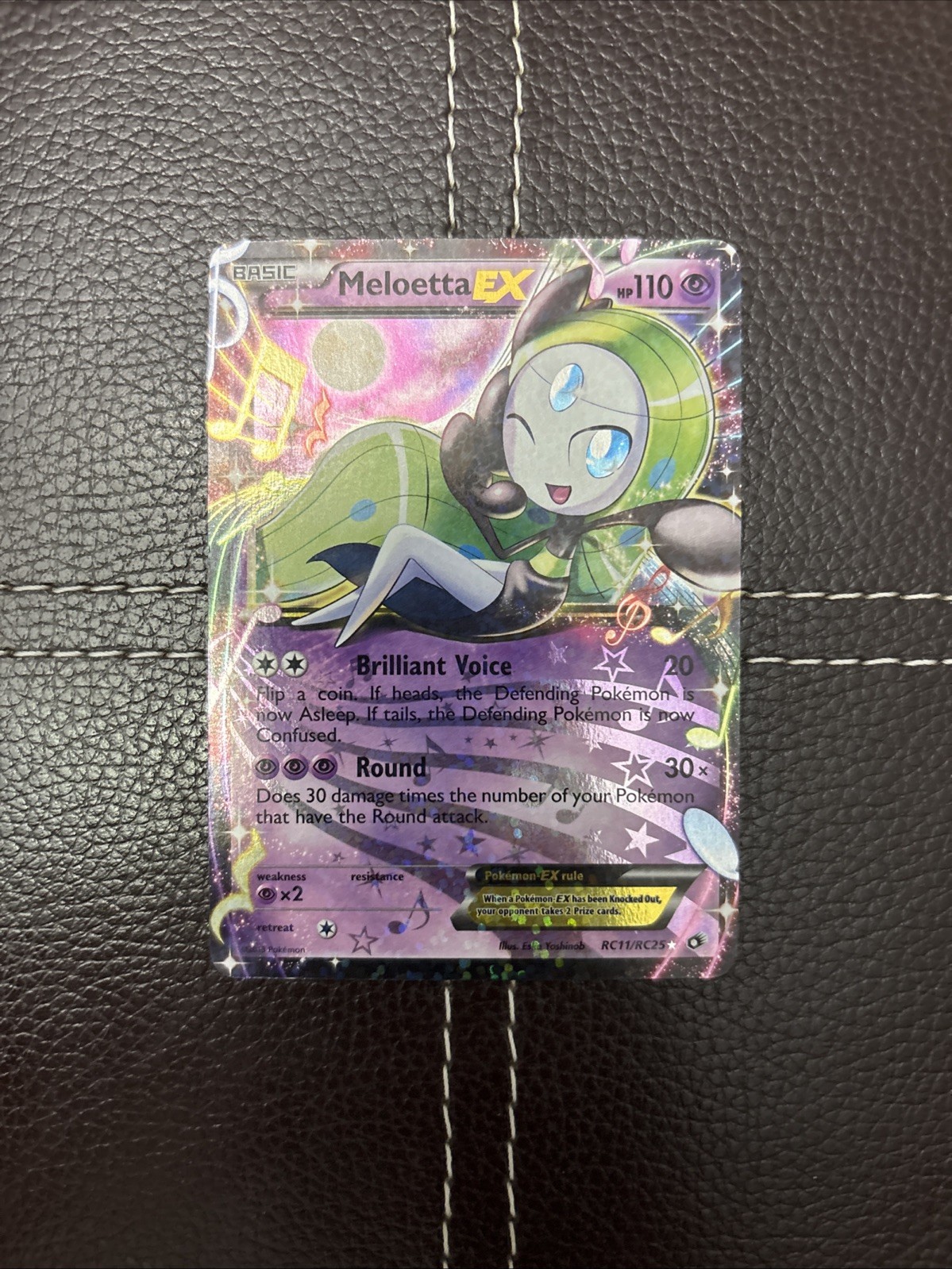 Pokemon TCG - Meloetta EX RC11/RC25 - Legendary Treasures - MP Ultra Rare (2013)