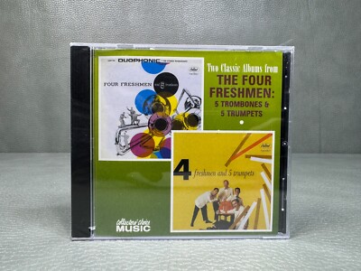The Four Freshmen ''5 Trombones'' and ''5 Trumpets'' CD Double Album