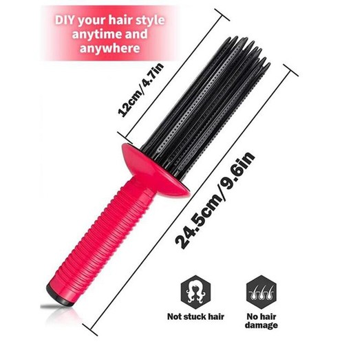 Hot Air Curler Comb Air Volume Comb Hair Styling Roll Curling Brush 1 Piece Z2L8 - Picture 10 of 10