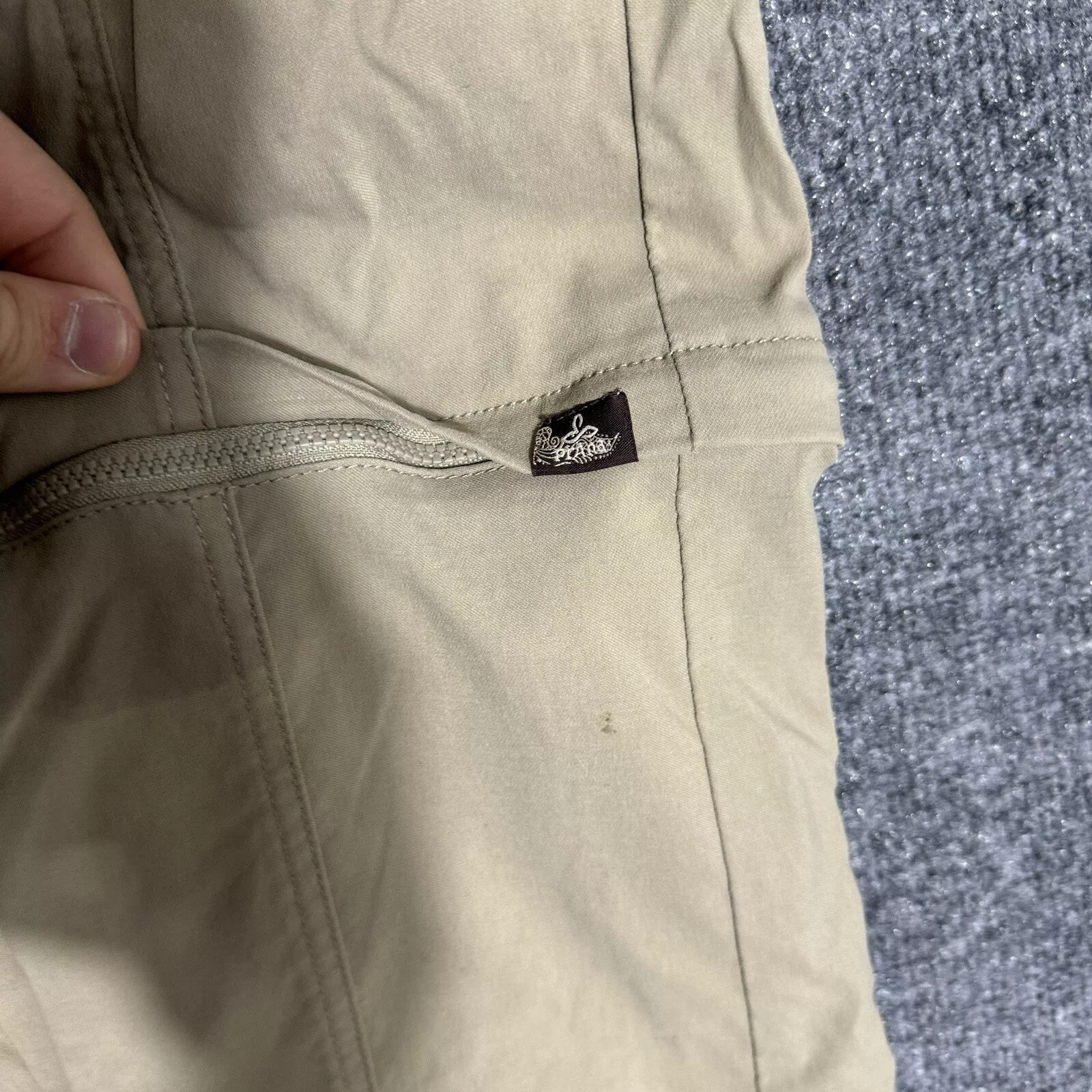 prana convertible mid rise short inseam nylon pants
