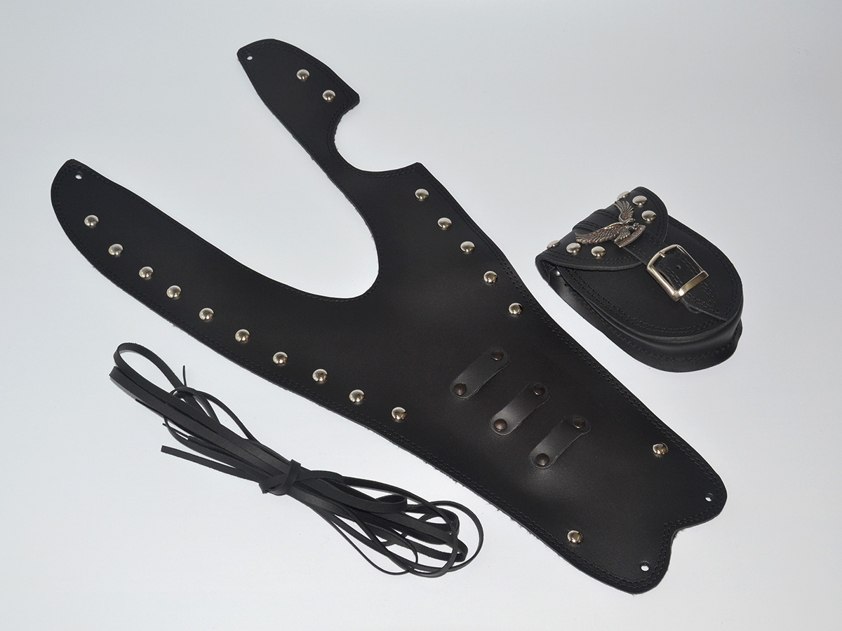 Housse Et Tapis Réservoir Cuir Pour Kawasaki VN 2000 Vulcan - Neuf - Protection Style