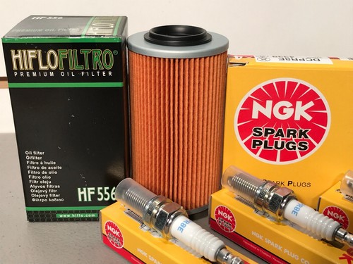 Sea-Doo PWC Spark Plugs & Oil Filter 4 TEC GTI GTS GTR GTX RXP RXT RXPX RXTX SC - Picture 3 of 3