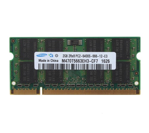 For Samsung 2X 2GB 2 GB 2Rx8 PC2-6400 DDR2 800Mhz 200pin SODIMM Laptop Memory - Picture 2 of 8