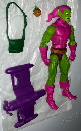 Marvel Legends GREEN GOBLIN 6" Figure & Glider VHS 90s Spiderman Animated Pulse - Picture 4 of 14