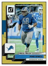 Penei Sewell 2022 Donruss Press Proof Premium #86 NFL Lions ID:59574