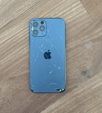Coque originale Apple iPhone 12 Pro cadre vitre cassée pour reconditionné bleu