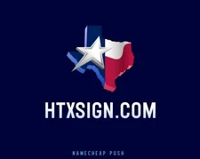 htxsign.com -  .com domain name NameCheap Push Only Accounts Free