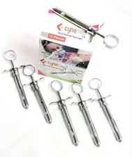 12 Ea German Dental Anesthetic Syringe Self-Aspirating 1.8CC-Dental Instruments
