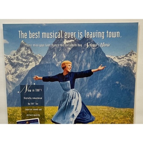 Sound of Music VHS Release Vintage Print Ad 90s THX Home Video - Picture 4 of 5