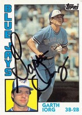 Garth Iorg autographed Baseball Card (Toronto Blue Jays) 1984 Topps #39