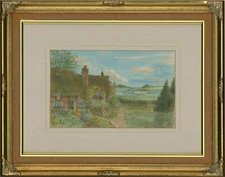 M. Gardner - 20th Century Watercolour, Cottage by the Estuary