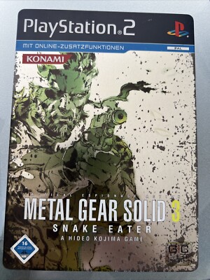 Metal Gear Solid 3 Snake Eater PS2 | Sony Playstation 2 | Steelbook Edition OVP