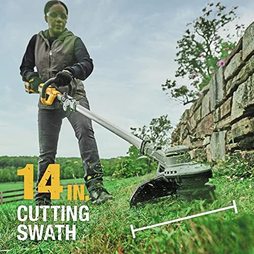 DEWALT 20V MAX* XR String Trimmer, 14-Inch, Tool Only (DCST922B) - Picture 2 of 8