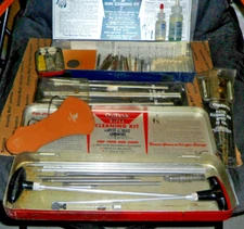 Vintage Gun Cleaning Kit Accessories Lot JC Higgins Outers for Rifle & Pistol