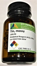 Tin, mossy, 100.0%, Analytical Reagent (ACS), Ultra
