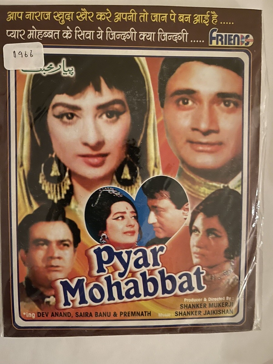 Pyar Mohabbat 1966 Color VCD Bollywood Hindi Movie Dev Anand