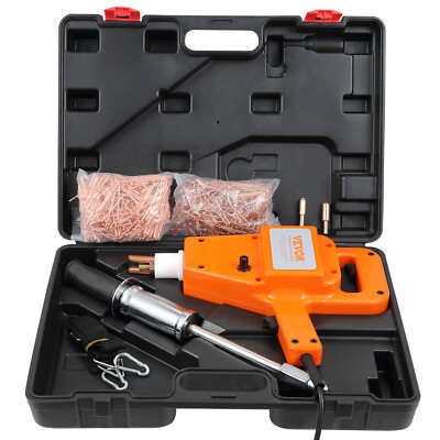 VEVOR Stud Welder Starter Spot 110V Puller Kit Hammer Gun Auto Repair Nails Neu