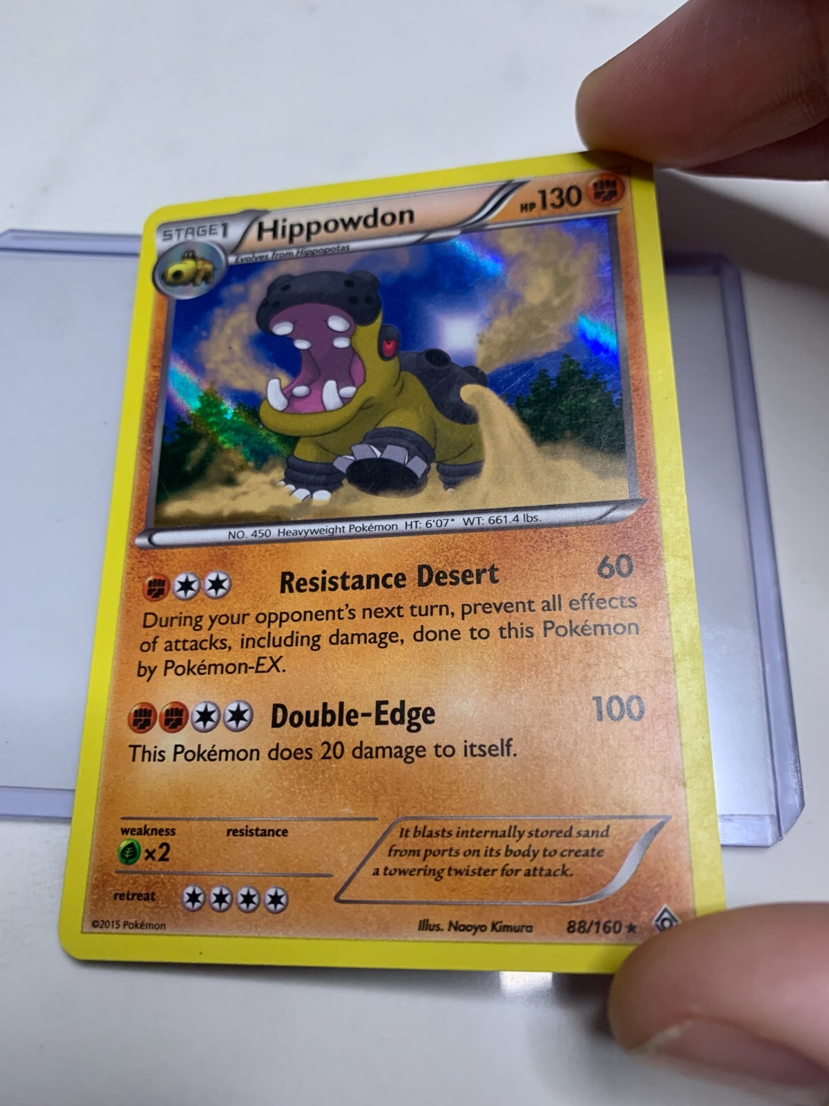 Hippowdon 88/160 XY-Primal Clash Holo *Smoker’s Collection*