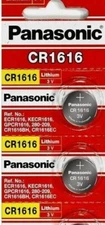 2 x SUPER FRESH Panasonic ECR1616 CR1616 Lithium Battery 3V Coin Cell 