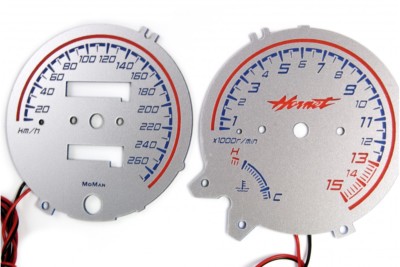 Honda CB 600 Hornet Design 2 Glow Gauge Plasma Dials Speedometer Disc Glow Shift Ind