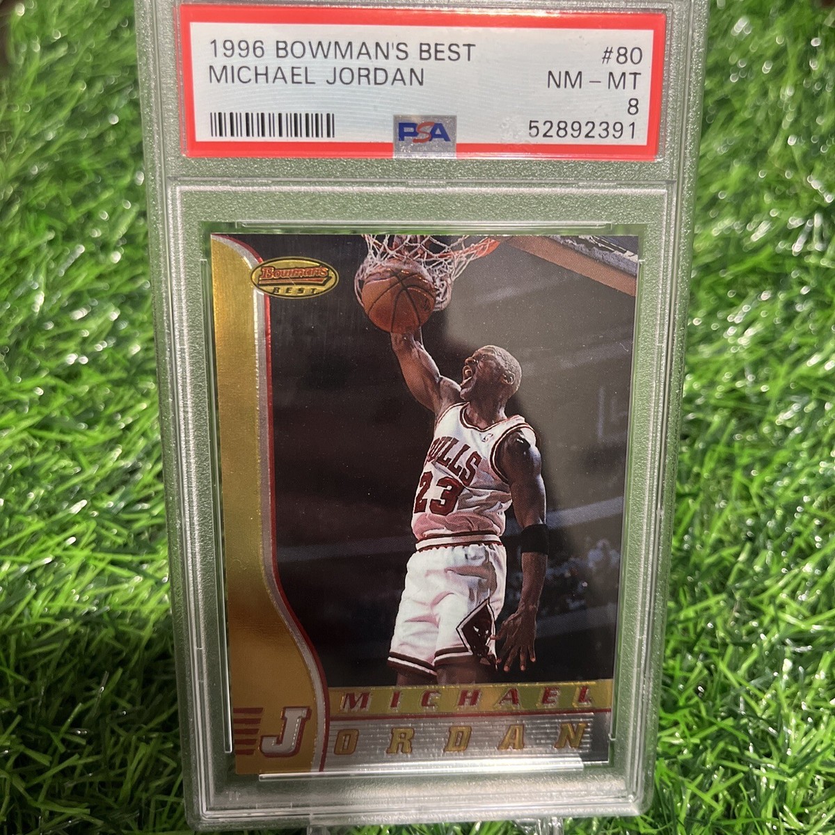 Michael Jordan 1996-97 Bowmans Best Chrome #80. Chicago Bull